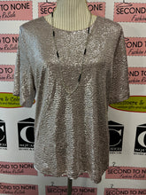 Cargar imagen en el visor de la galería, Faith & Joy Pink Glimmer Top (Size L)