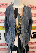 Cargar imagen en el visor de la galería, FDJ Muted Belted Denim Jacket (Size XS)