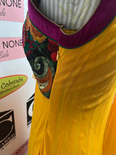 Charger l'image dans la galerie, Unique Colourful Embroidered Bodice Dress + Scarf (Size 2)