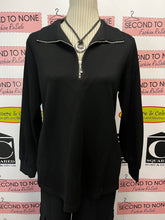 Cargar imagen en el visor de la galería, Half Zip Pull On Sweatshirt