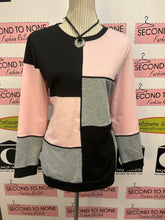 Load image into Gallery viewer, Pink & Grey Blocked Long Sleeve (Size M)