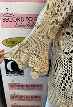 Load image into Gallery viewer, The Paragon Crochet Wide Sleeve Cardigan (Size S)