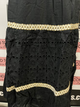 Cargar imagen en el visor de la galería, 100% Cotton Black BOHO Dress