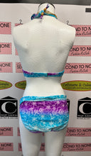 Cargar imagen en el visor de la galería, La Vie En Rose Blue & Purple Ombre Bikini (Size XL Top/Size L Bottom)