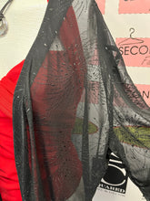 Cargar imagen en el visor de la galería, Black Sheer Firework Embellished Cover (Size L/XL)