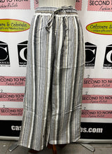 Cargar imagen en el visor de la galería, Linen/Cotton Striped Wide-Leg Pants (Only 1 2XL Left!)