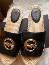 Charger l'image dans la galerie, Coach "Corey Leather" Espadrille Flats (Size 9)