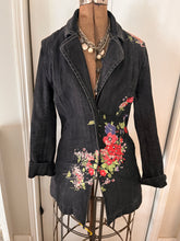 Charger l'image dans la galerie, Tabi Embroidered Denim Jacket (Size S)