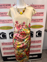 Load image into Gallery viewer, Joseph Ribkoff Satin Floral Dress (Size 14)