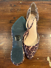 Charger l'image dans la galerie, Animal Print Block Wrap Heels (Size 9.5W)