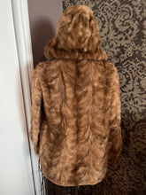 Load image into Gallery viewer, Vintage Leader Furs Hooded Jacket (Size Small)