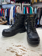 Load image into Gallery viewer, Dakota WorkPro Men’s Steel Toe Black Leather Boots (Men’s Size 10/Ladies Size 12)