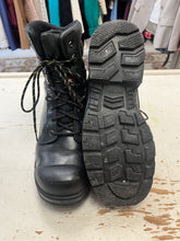 Load image into Gallery viewer, Dakota WorkPro Men’s Steel Toe Black Leather Boots (Men’s Size 10/Ladies Size 12)