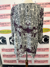 Load image into Gallery viewer, Style & Co. Purple-Print Top (Size M)