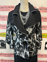 Load image into Gallery viewer, Joseph Ribkoff Fancy Black Jacket (Size 10)