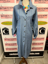 Load image into Gallery viewer, 100% Cotton Denim Dress (Size 16)
