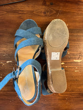 Load image into Gallery viewer, Skechers Denim Platform Heels (Size 10)