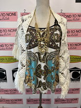 Load image into Gallery viewer, Joseph Ribkoff Cold-Shoulder Top (Size 6)