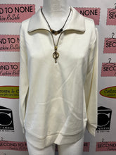 Load image into Gallery viewer, 1/2 Zip-Front Sweatshirt-Style Top (2 Colors)
