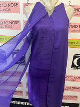 Load image into Gallery viewer, Deep Purple Evening Dress (Size 14)
