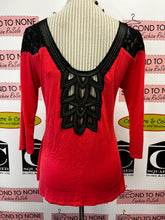 Cargar imagen en el visor de la galería, Harley Davidson Bright Coral/Lace Tee (Size Large)