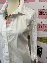 Load image into Gallery viewer, Chico's White Cotton-Blend Dress (Size 8/10)