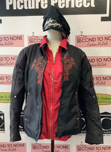 Load image into Gallery viewer, Flame Biker Jacket With Armour (XXL)
