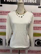 Load image into Gallery viewer, Vintage Susan Bristol White Long Sleeve (Size M)