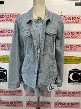 Load image into Gallery viewer, Gloria Vanderbilt Pinstripe Jacket (Size XL)