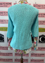 Cargar imagen en el visor de la galería, Lu Lu-B Aqua Knit Shawl (Size XL)