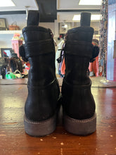 Charger l'image dans la galerie, Black Shimmery Combat Boots (Size 40)