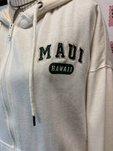 Cargar imagen en el visor de la galería, Aeropostale Oversized Maui Zip Up Hoodie (Size S)