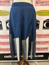 Load image into Gallery viewer, Vintage Blue and White Nautical Skirt Set (Size XL)