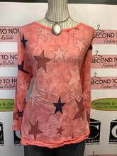 Load image into Gallery viewer, Label Starburst Top (Size S/M)