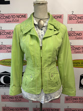 Cargar imagen en el visor de la galería, Tribal Lime Green Chic Jacket (Size 8)