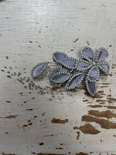 Load image into Gallery viewer, Blingy Grey Floral Fascinator