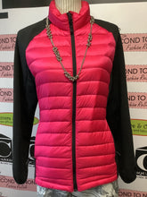 Load image into Gallery viewer, Pink & Black Puffer Active Jacket (Size L)