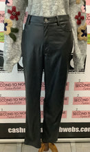 Load image into Gallery viewer, Joseph Ribkoff Faux Leather Pants (Size 14)