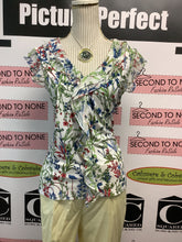 Load image into Gallery viewer, Tommy Hilfiger Frill Front Blouse (Size S/M)