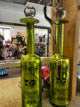 Cargar imagen en el visor de la galería, Tall "Poison" Decorative Glass Bottle (2 Available)