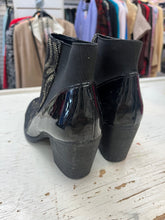Load image into Gallery viewer, Gold & Black Pull On Ankle Boots (Size 6/EU 37)
