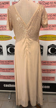 Load image into Gallery viewer, Soft Blush Sequin Long Gown (Size L)