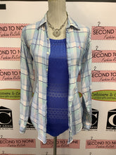 Load image into Gallery viewer, Ralph Lauren Pastel Plaid Button Up (Size 20)