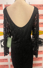 Load image into Gallery viewer, NWT Black Lace Sequin Dress (Size 18)