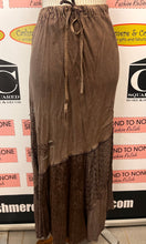 Load image into Gallery viewer, Brown Beaded & Embroidered Tank & Skirt Set (Size M)