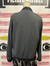 Load image into Gallery viewer, Red Coral Leather & Lace Zip Sweater (Size XXL)