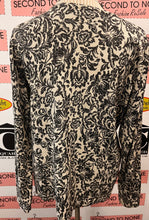 Load image into Gallery viewer, Sparkly Scroll Button Up Cardigan (Size L)