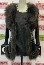 Load image into Gallery viewer, Silver Studded Knit Top (M)