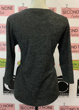 Load image into Gallery viewer, Silver Studded Knit Top (M)