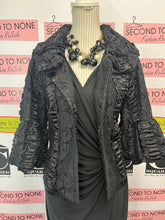 Load image into Gallery viewer, Satin & Lace Dramatic Jacket (Size M)